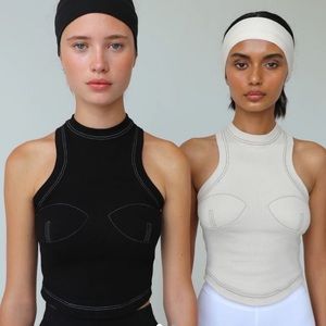 STITCH CONTRAST TANK